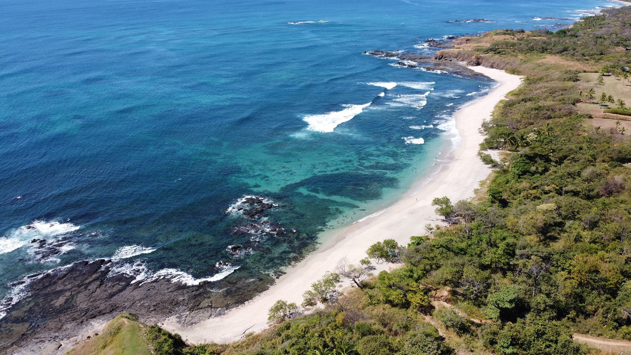 Playa Blanca Aerial view